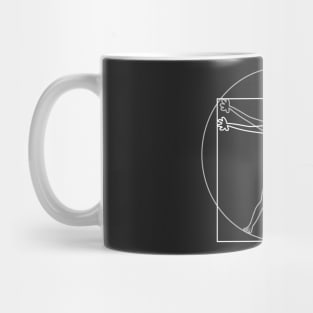 Vitruvian cat Mug